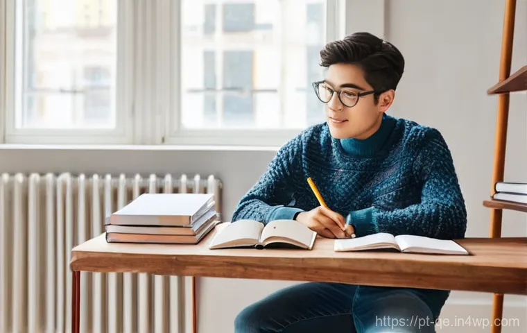 긍정적 정체성을 위한 자기 주도 학습 방법 - **Prompt 1: The Architect of Knowledge**
A bright, clean, and modern study space bathed in warm,...